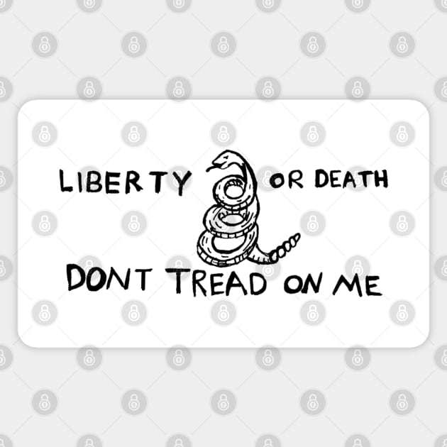 Don't Tread on Me Sticker by Aeriskate